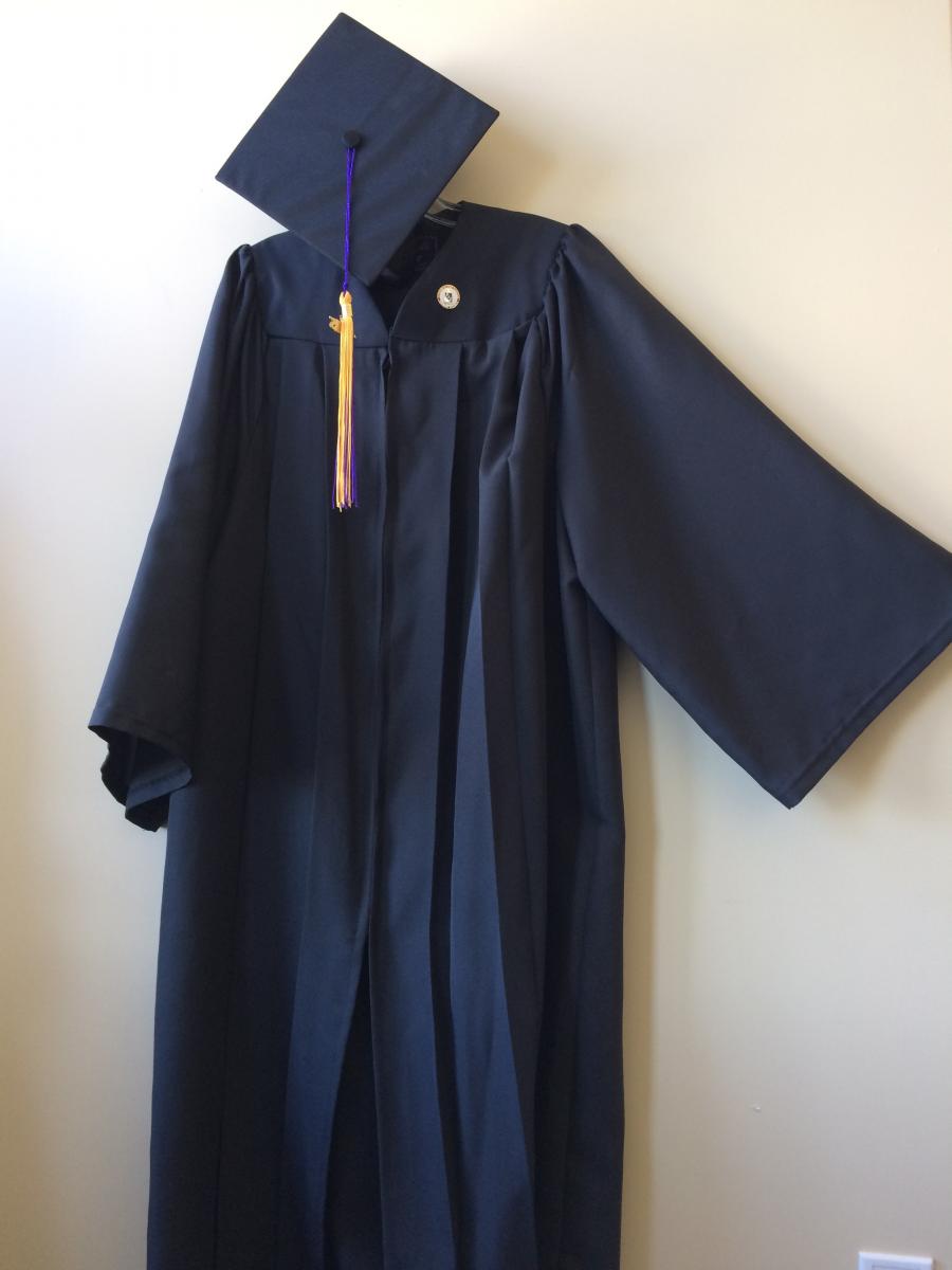 The undergraduate commencement regalia clothing