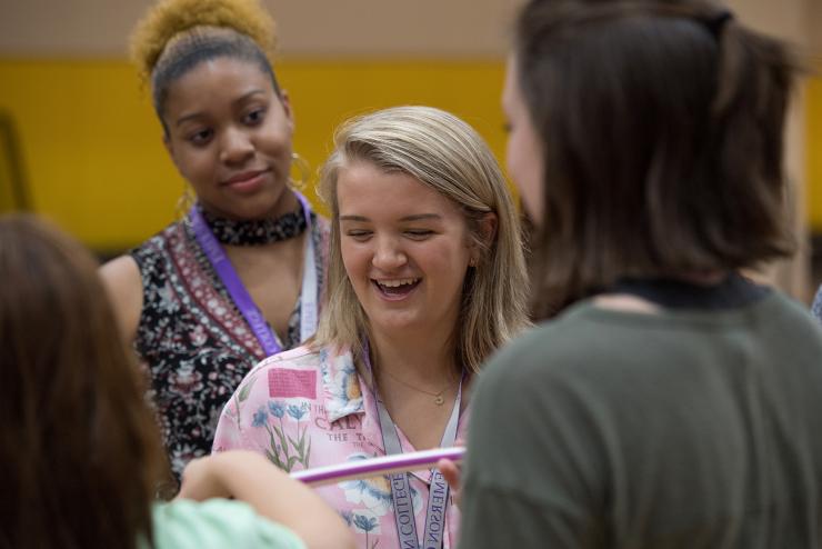 undergraduate student smiling